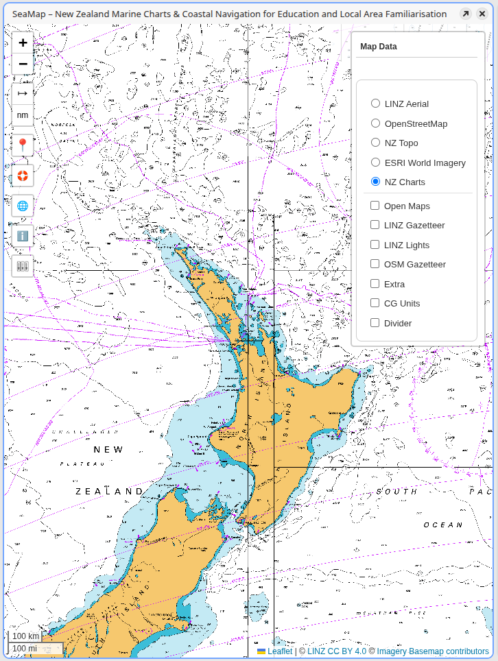 SeaMap - Long Range Charts