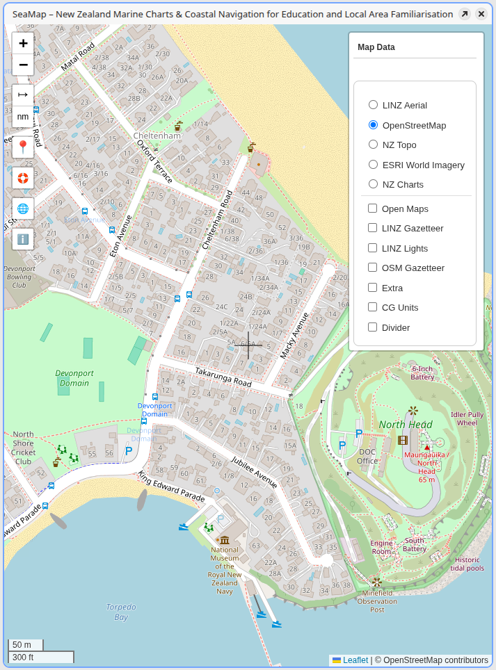 SeaMap - Street Maps