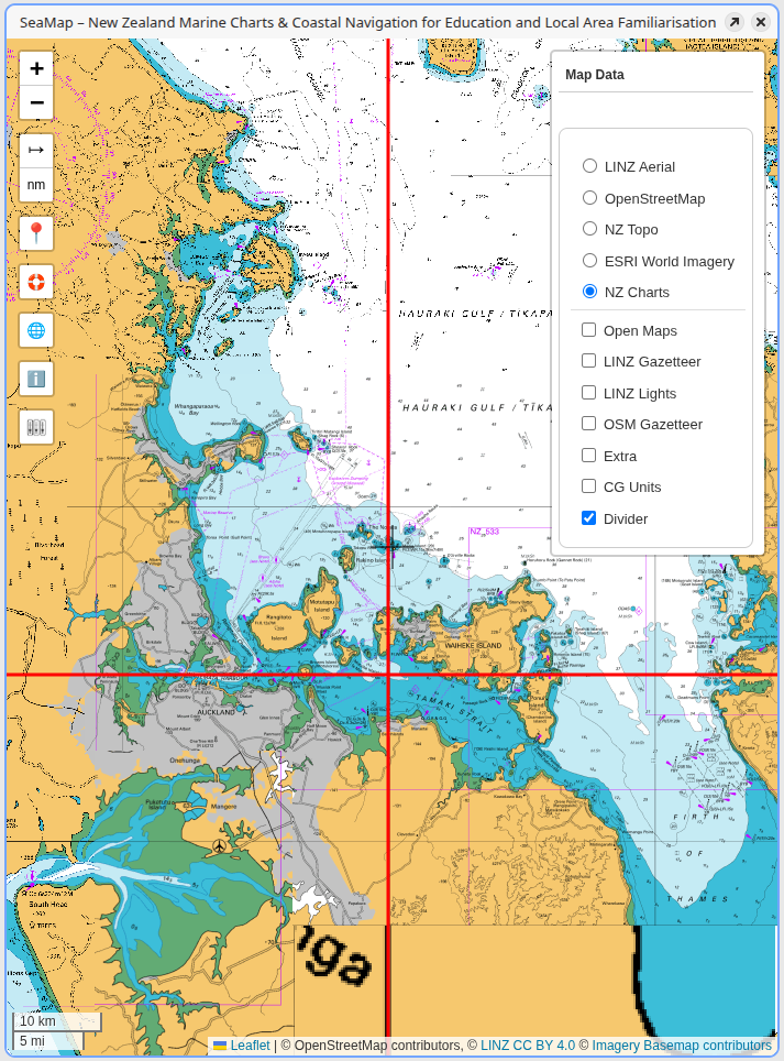 SeaMap - Map Divider