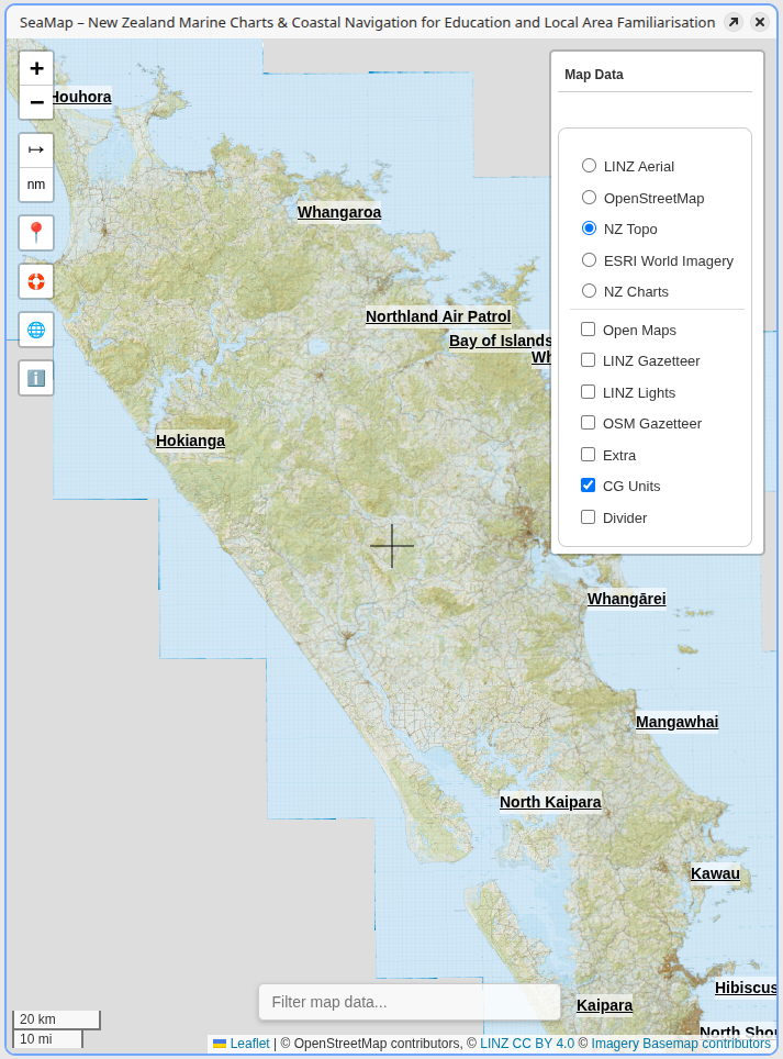 SeaMap - Coastguard Units