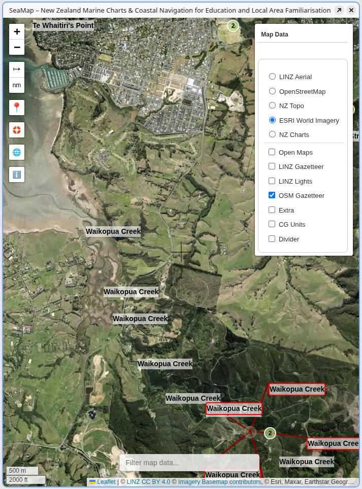 SeaMap - OSM Data Overlays