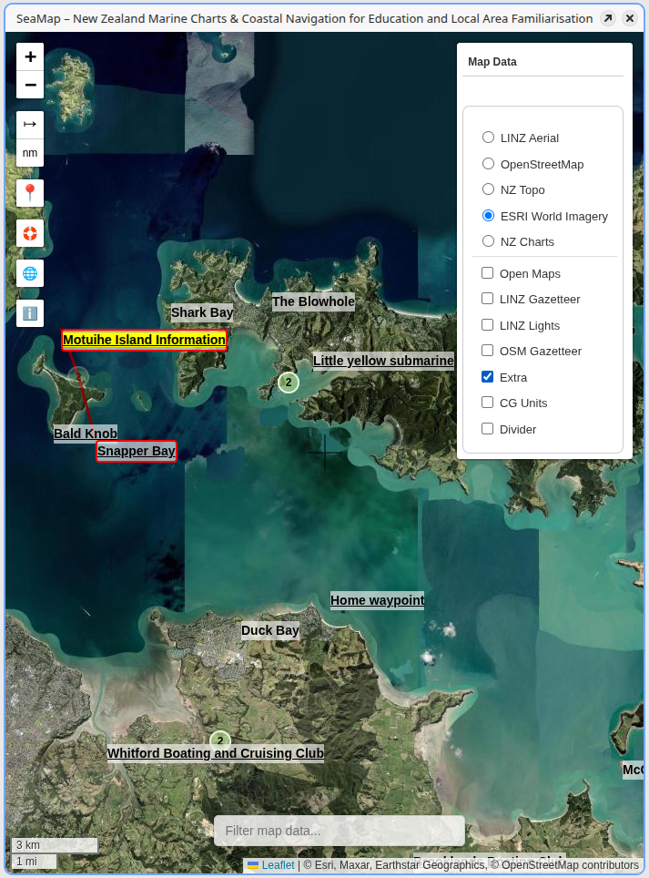 SeaMap - Extra Overlay Data